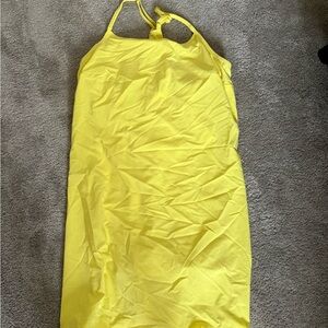 Bright Yellow Sleeveless Dress